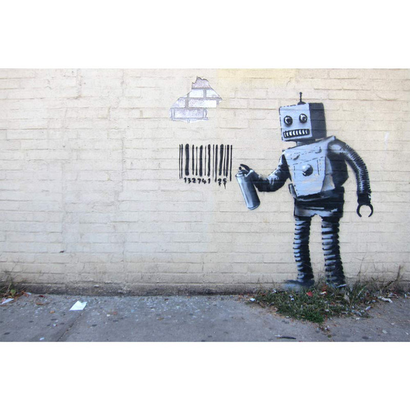 Peinture murale vibrante Graffi Street Paint Street Graffiti15, L 66 po x l 96 po