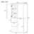 Tall Storage Cabinet with Drawers and Adjustable Shelves, 62.2" High Freestanding Organizer for Bathroom, Kitchen or Office-2027462849