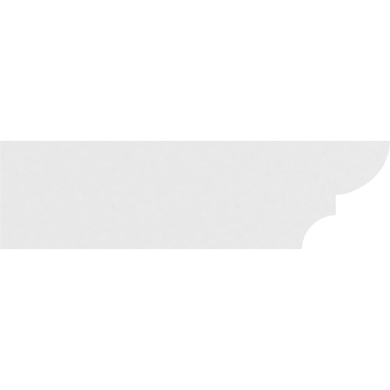 4"W x 10"H x 36"L Standard Ridgewood Architectural Grade PVC Rafter Tail, 10"H x 4"W x 36"D