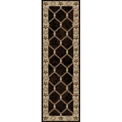 Tapis noir Hearthside