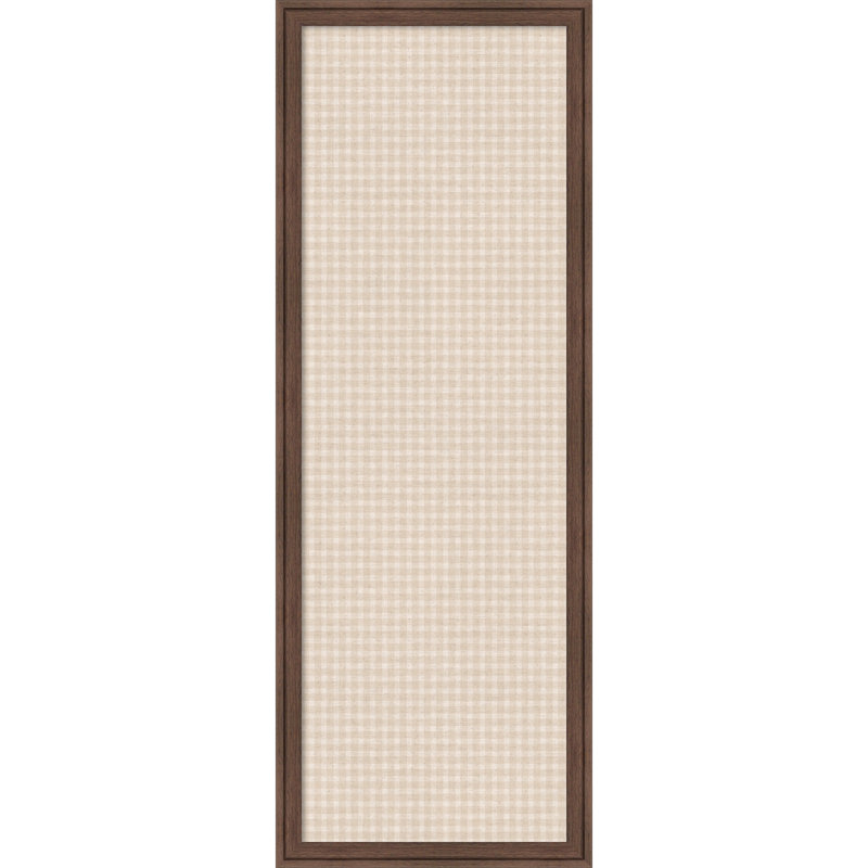 Mini tableau d'affichage encadré en tissu avec encadrement magnétique, H 38 po x l 14 po