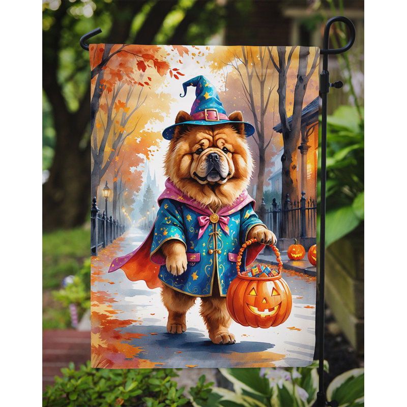 Drapeau du jardin Mastiff, Chow-chow