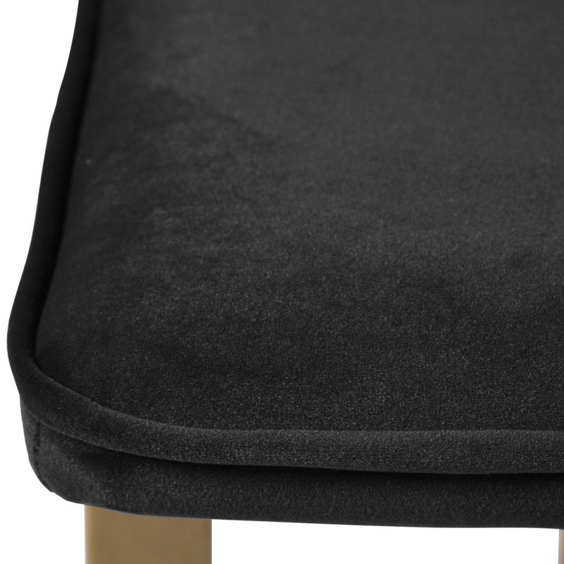 Banc avec revêtement, Noir, noir, noir, noir