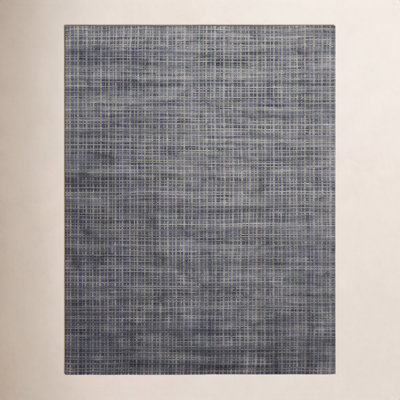 Hannon Gray Hand-Woven Geometric Rug