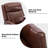 Hugh Genuine Leather Manual Swivel Recliner Set Of 2-1799827188