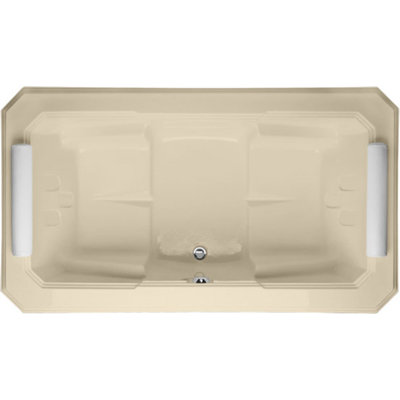 Mystique 78'' x 44'' Soaking Acrylic Bathtub