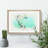 The Needles Isle of Wight in Abstract - Picture Frame Graphic Art Print-55763527-55763526