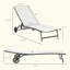 Méridienne pour l'extérieur 2 pièces Outsunny