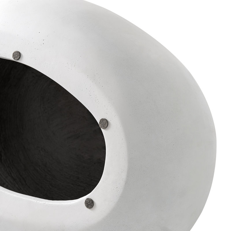 Table basse en béton 27,95 po Pruitt, Blanc