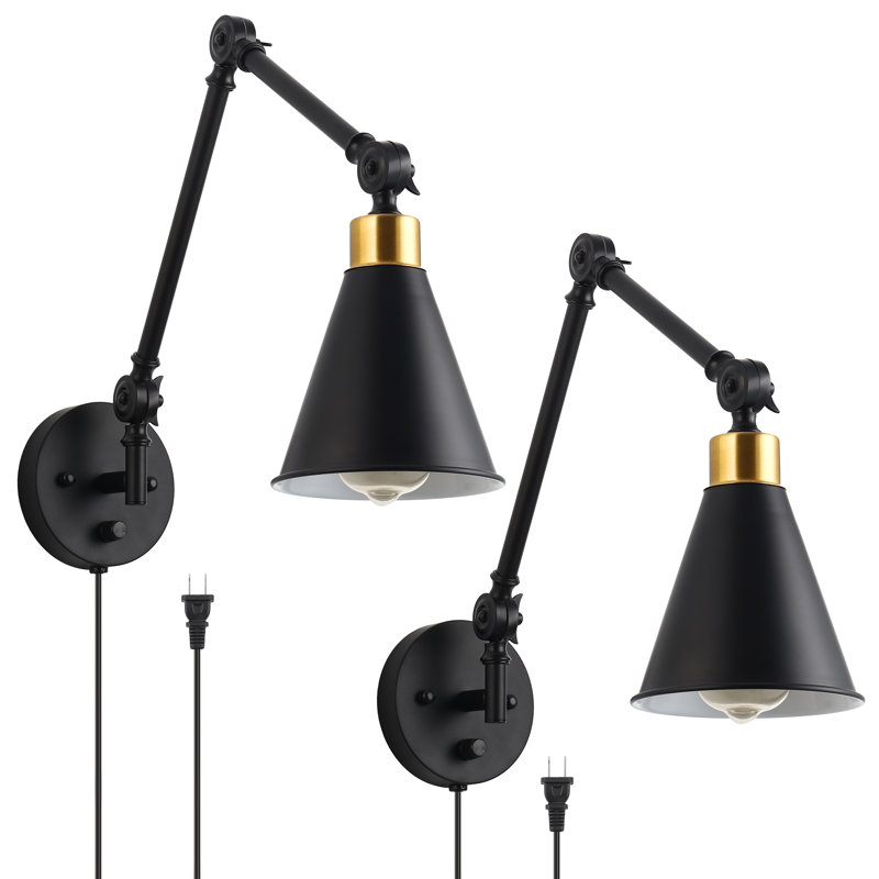 Plug-in Swing Arm Sconce