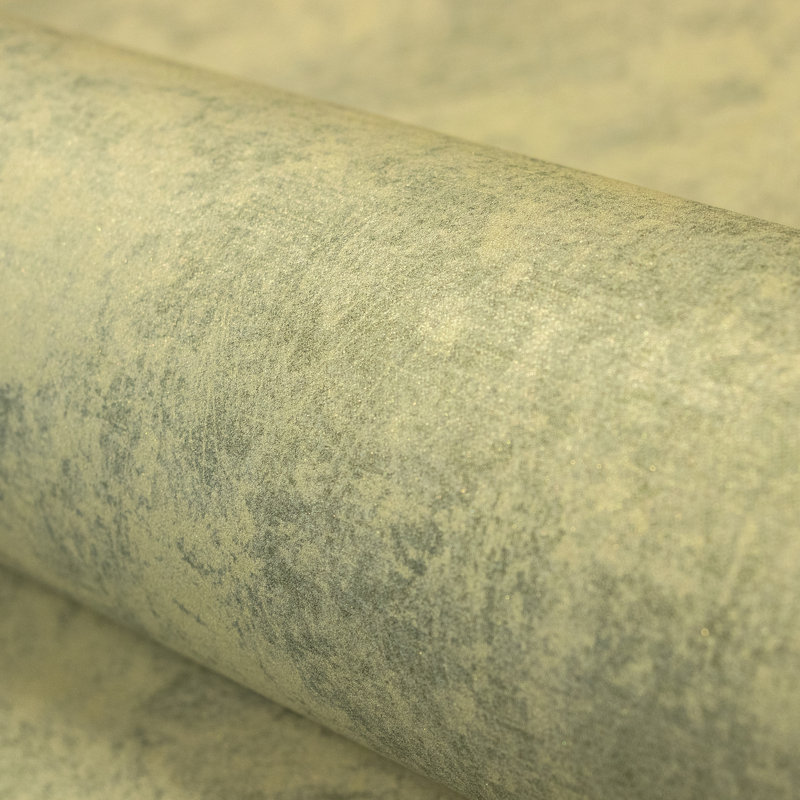 Thaler Shimmery Plain Texture 10.05m x 53cm Wallpaper Roll, Yellow