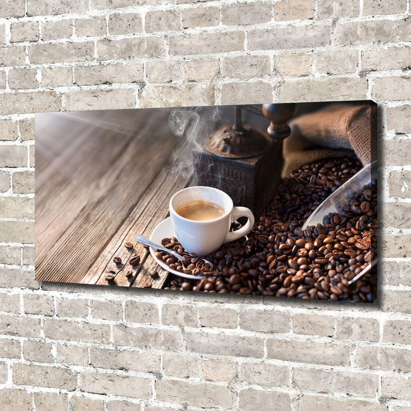 Morning Coffee - Wrapped Canvas Print