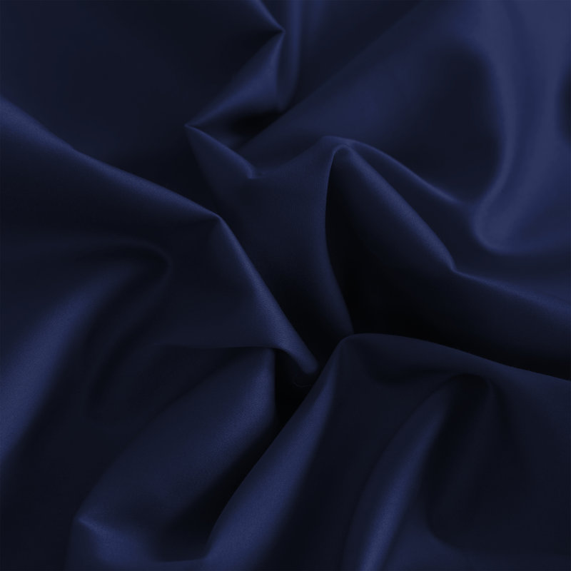 Taie décorative 100% coton , Bleu marine, Grand lit