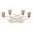4.7'' H Aluminum Tabletop Candelabra