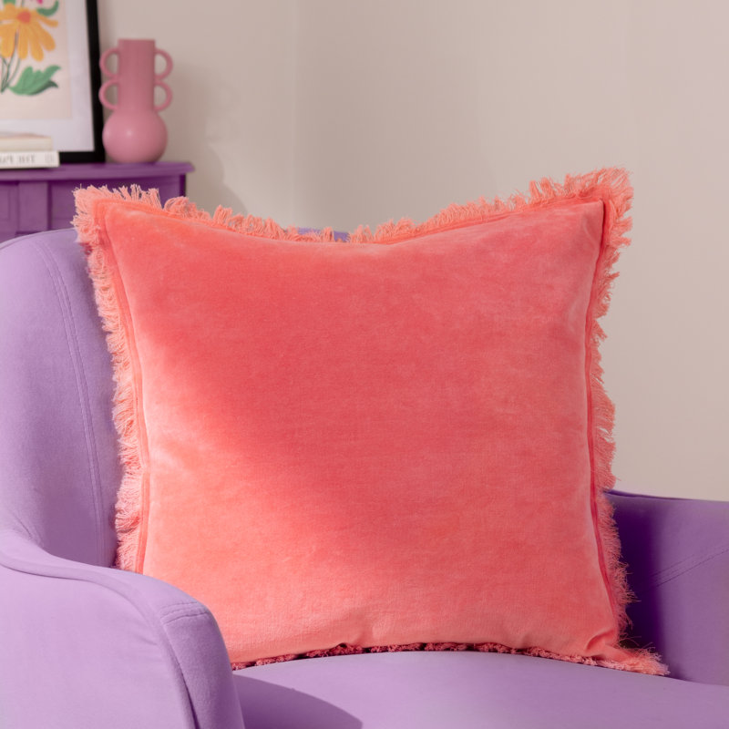 Gracie Square Cushion, Pink