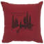 Coussin Wooded River Image - Wander - Coton taupe-1109384040