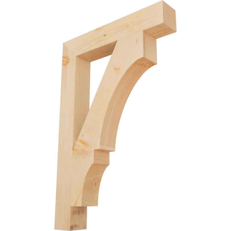 Support de bloc Balboa, Sapin de Douglas lisse, L 3 1/2 po x P 24 po x H 36 po