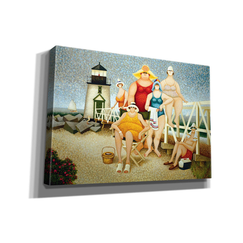 Impression sur toile Costigan Beach par Lowell Herrero, H 18 po x l 26 po x P 0,75 po