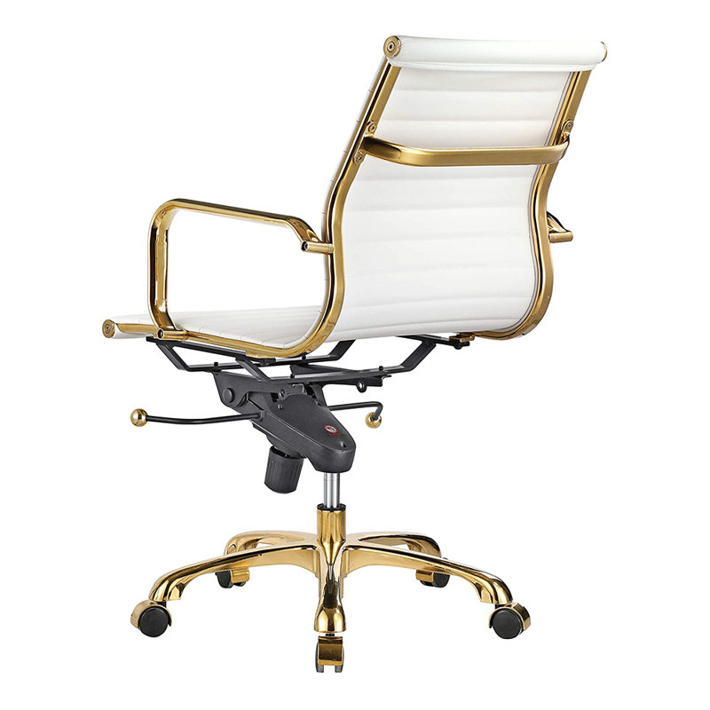 Chaise de travail réglable en hauteur, Blanc