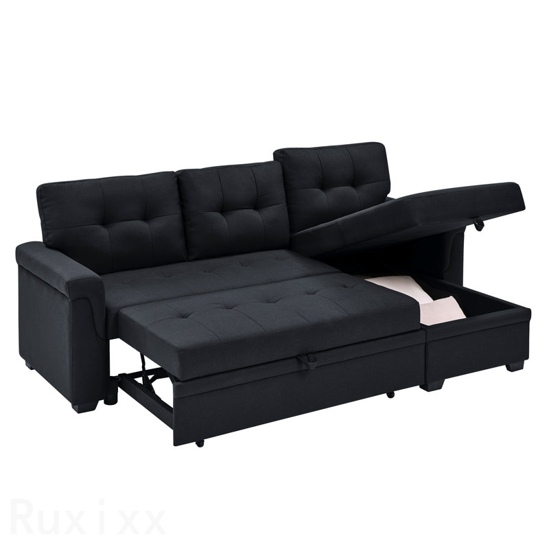 86'' Upholstered Pull-Out Sofa Bed