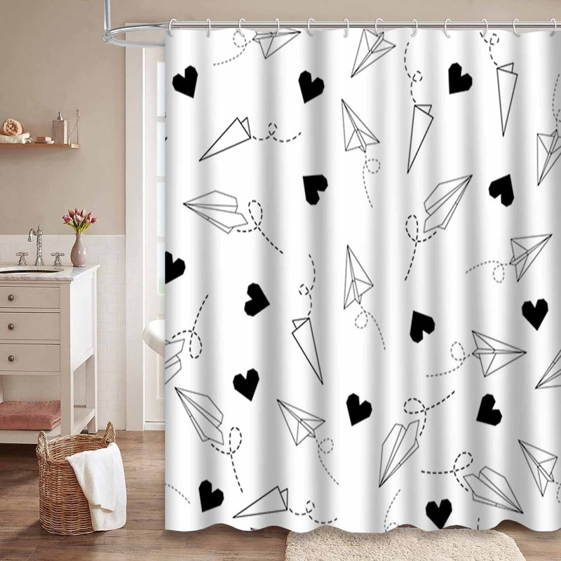 Rideau de douche Origami, L 72 po x l 72 po