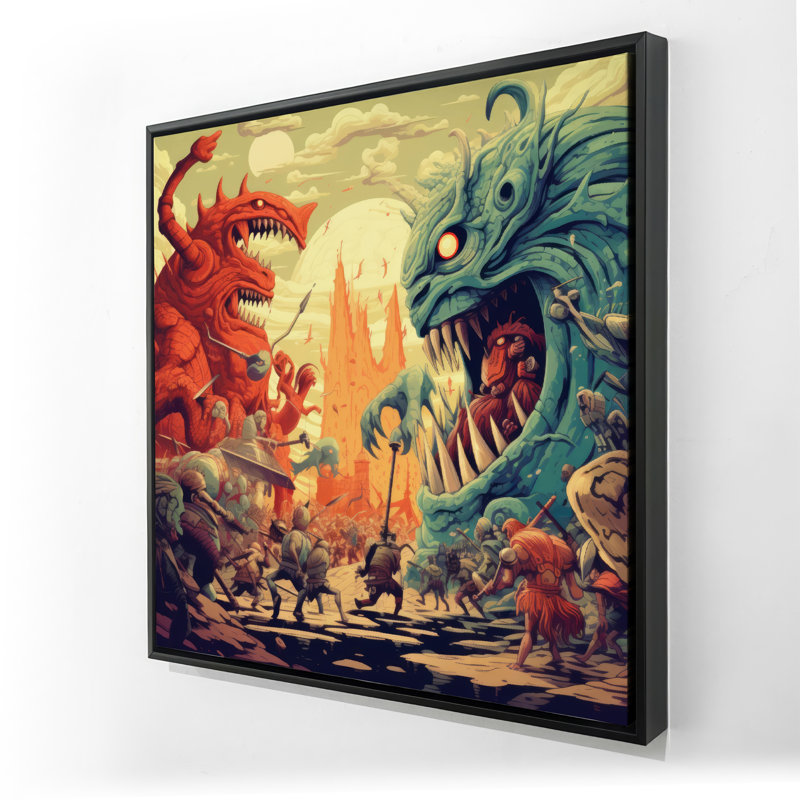 Colossi - 36"x36" Framed canvas