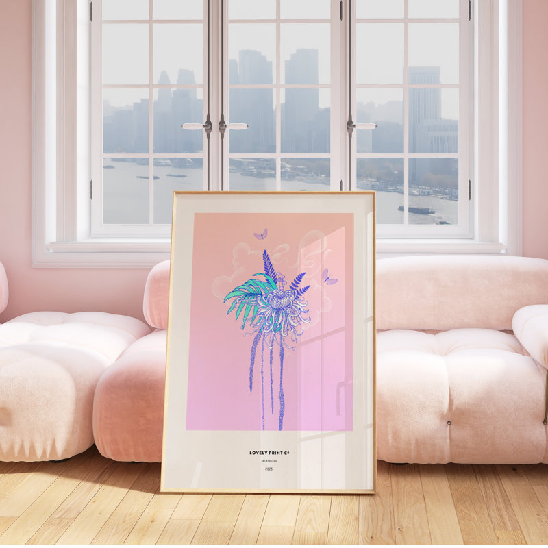 Aesthetic Floral Art, affiche