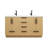 Carla 59.4 Inches Freestanding Bathroom Vanity With Double Sink-1732844085