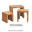 Adeliza Solid Wood Nesting Tables