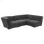 Fauteuil rembourré gris anthracite Ortega-215968982