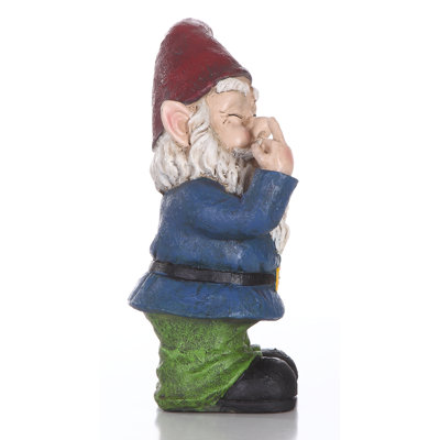 Winking Gnome Statue