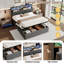 Metal Ottoman Storage Bed