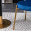 Chaise de salle à manger en velours-2001861092