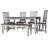 Dorffman Solid Wood Solid Wood Top Four Leg Dining Set-1899575919