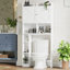 Armoire de rangement autoportante au-dessus de la toilette