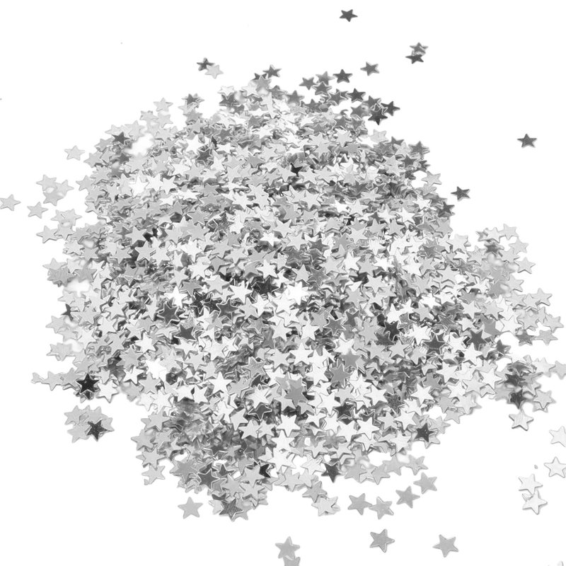 Confettis étoiles en métal 100 g / 3,5 oz par paquet de PMU 3/4 po - décorations de fête bricolage scintillant