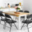 Chaise pliante rembourrée en plastique