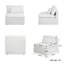 Fauteuil d'appoint modulaire avec coussin double Laron-1183771940