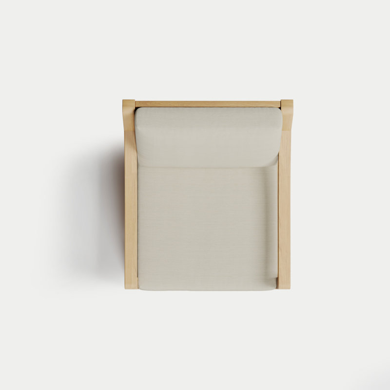 Solerno Heated Chair, Eggshell