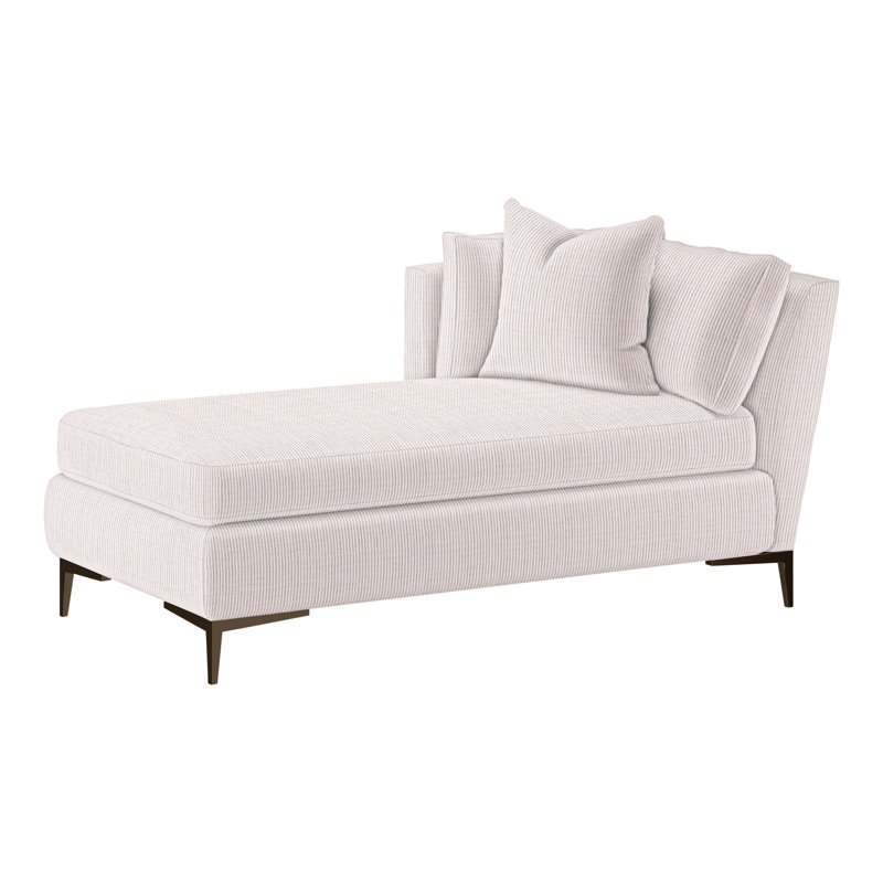 Aiden Chaise Lounge, Antique Bronze, Left Hand Facing, Bond Linen (Performance fabric) 1086-92