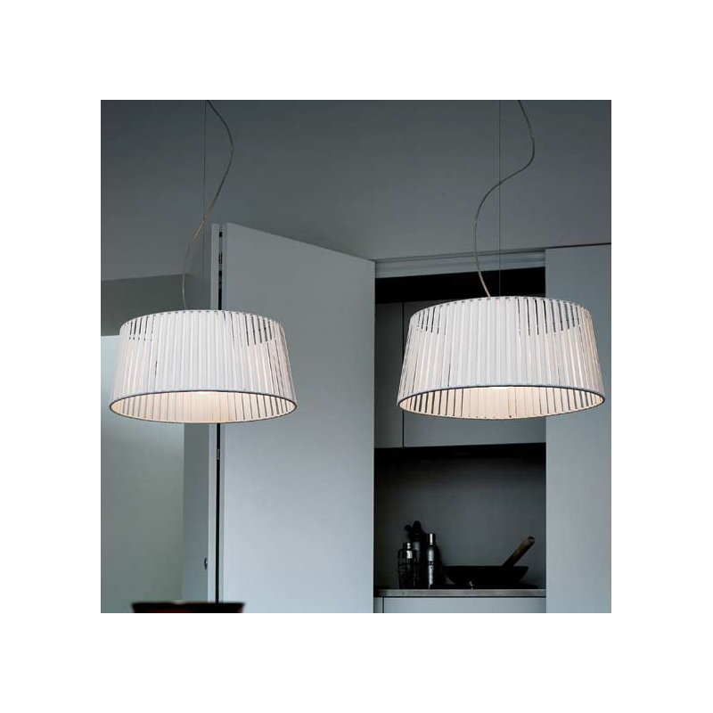 Ribbon 2 - Light Pendant, White, Matte White