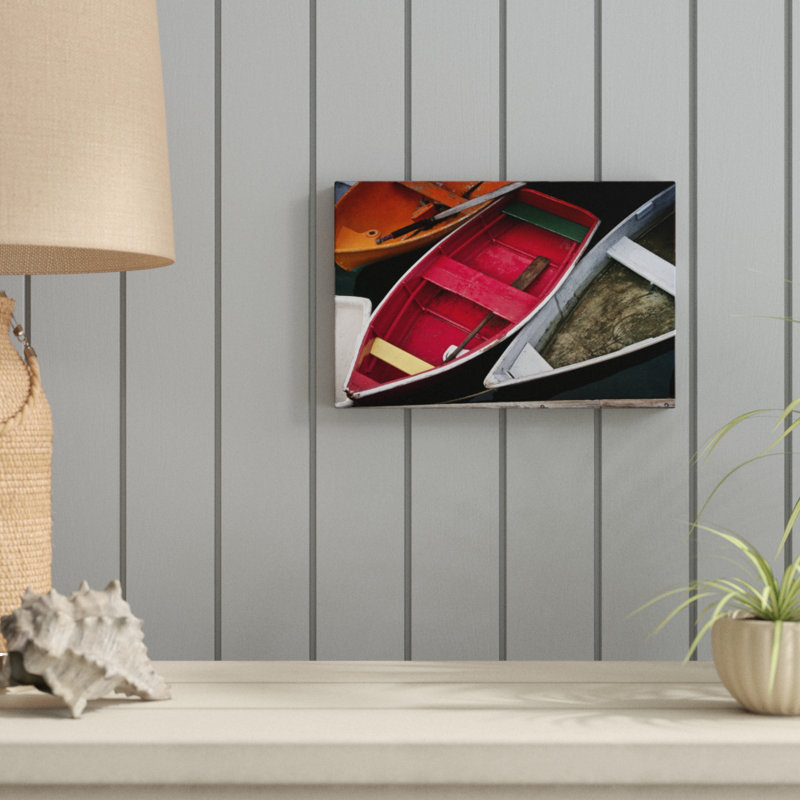 Wooden Rowboats XII by Rachel Perry - Photograph Print, 20cm H x 30cm W, Wrapped Canvas