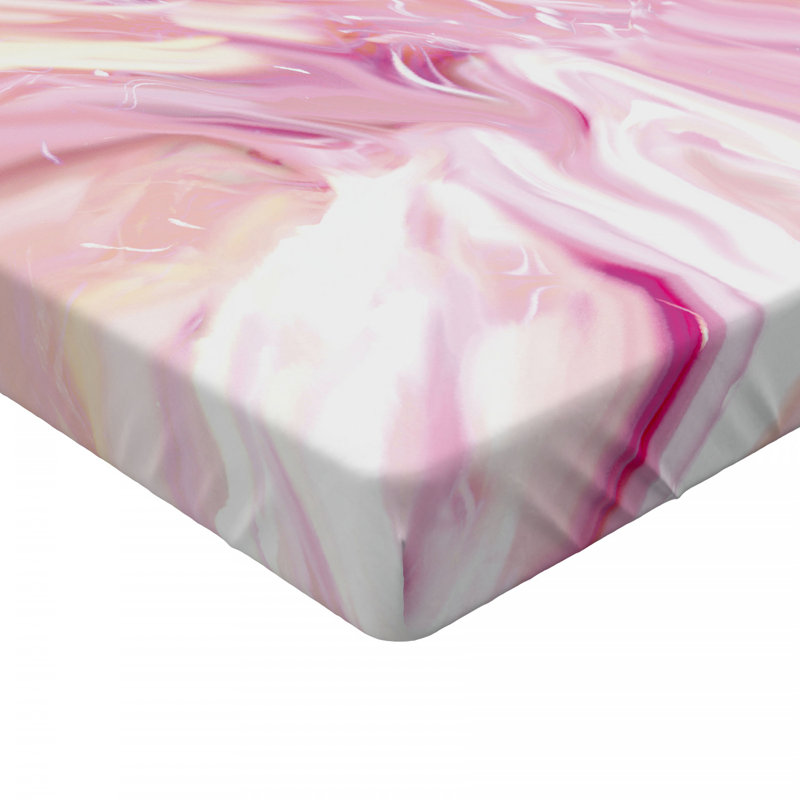 Microfiber Abstract Fitted Sheet, Queen Fitted Sheet