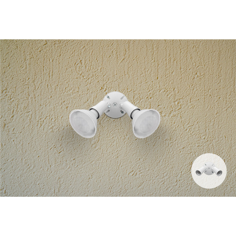 Outdoor OFTH LED Twin 300PAR Holder in White, 6 Pack