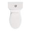 Toilette une pièce fixée au sol à hauteur de chaise Dublin 1,1 / 1,6 GPF (siège inclus)