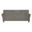 Canapé Classic Comfort avec accoudoirs roulés durables en chenille