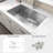 Sinber 30" x 18" Undermount Single Bowl Kitchen Sink with 18 Gauge 304 Stainless Steel Satin Finish