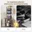 Manufactured Wood,Metal 175cm H Media Shelves