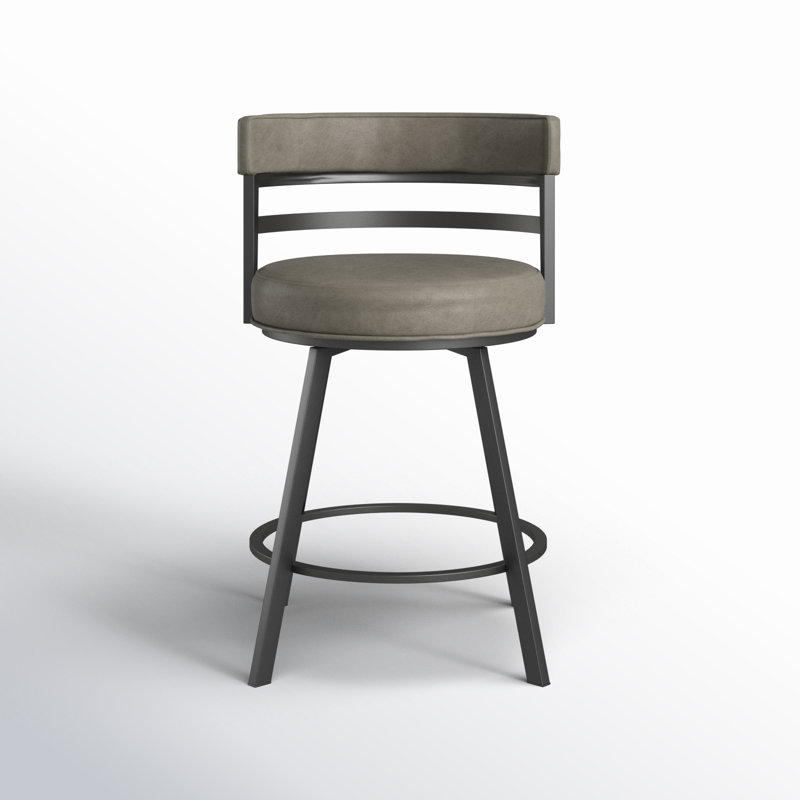 Tabouret de bar et de comptoir pivotant Pullins, Tabouret de comptoir (siège d'une hauteur de 24 p