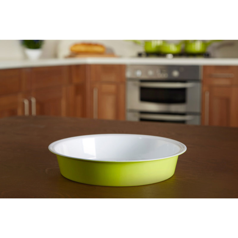Symple Stuff Lewisville Classic Cake Pan, Lime Green